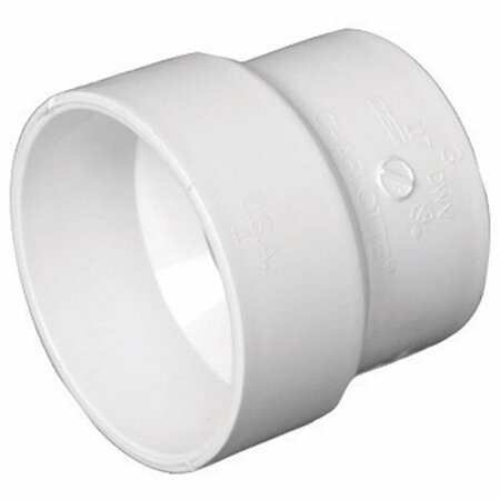 PINPOINT 4 x 4 in. PVC-Dwv Sewer Pipe Adapter Coupling PI153202